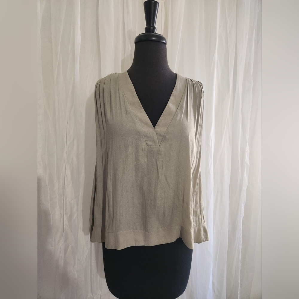 Free People Green Top SZ XS